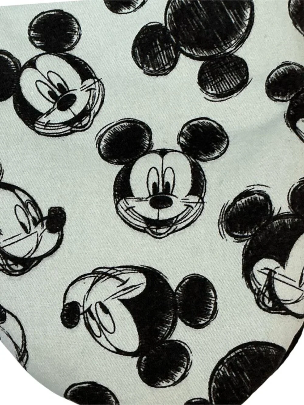 Disney Mickey Mouse Sketch Oven Mini Mitt 2 piece Set Green Black NEW